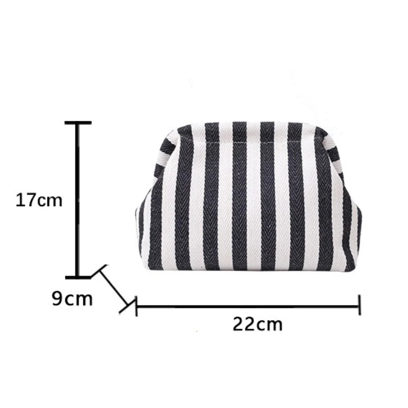 Summer Woven Crochet Purses for Women Beach Clutch Handbags 2026 Dumpling Hobo Casual Colorblock Bag Ladies Ruched Cloud Purse